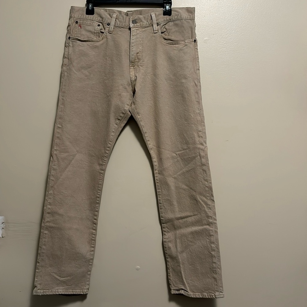 Polo Ralph Lauren men’s denim. Khaki color.